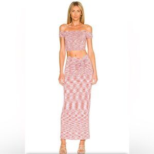 House of Harlow X Revolve Sonia Ruched Maxi Skirt